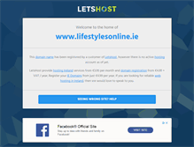 Tablet Screenshot of lifestylesonline.ie